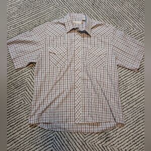 Roper Short-Sleeve Plaid Button-Down Western Shirt